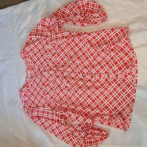 🎈Beautiful Notations Button down Blouse